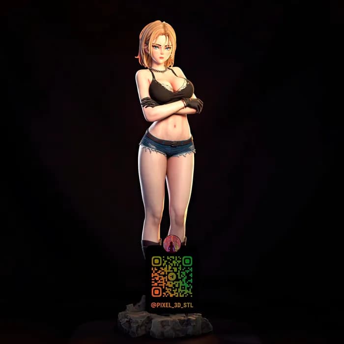 STL - Androide 18 de Dragon Ball