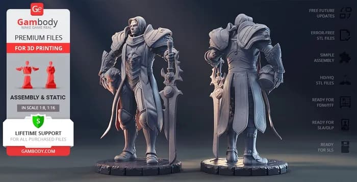 STL - anduin wrynn render 2