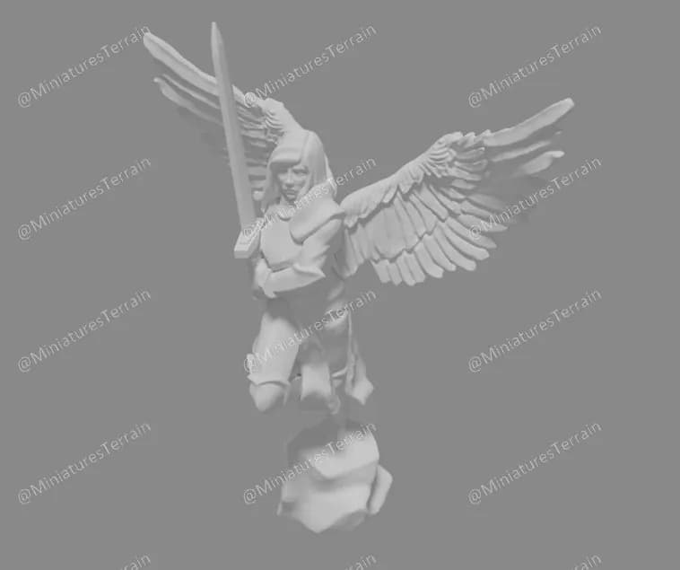 STL - Ángel Guerrero con Espada