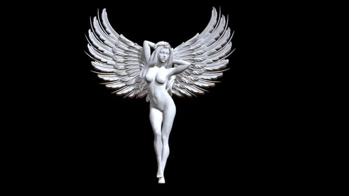 STL - angel naked stl