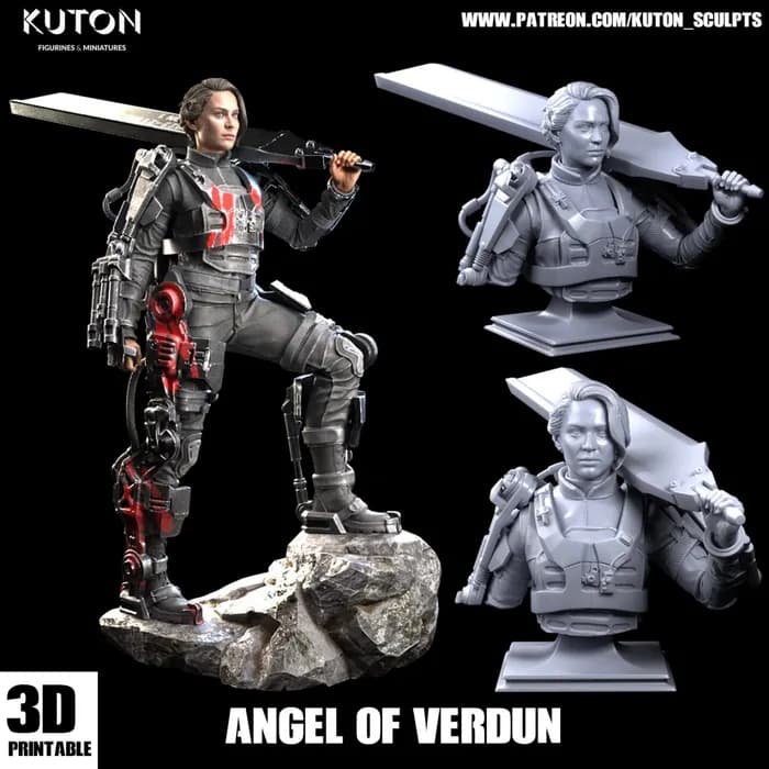 STL - angel of verdun
