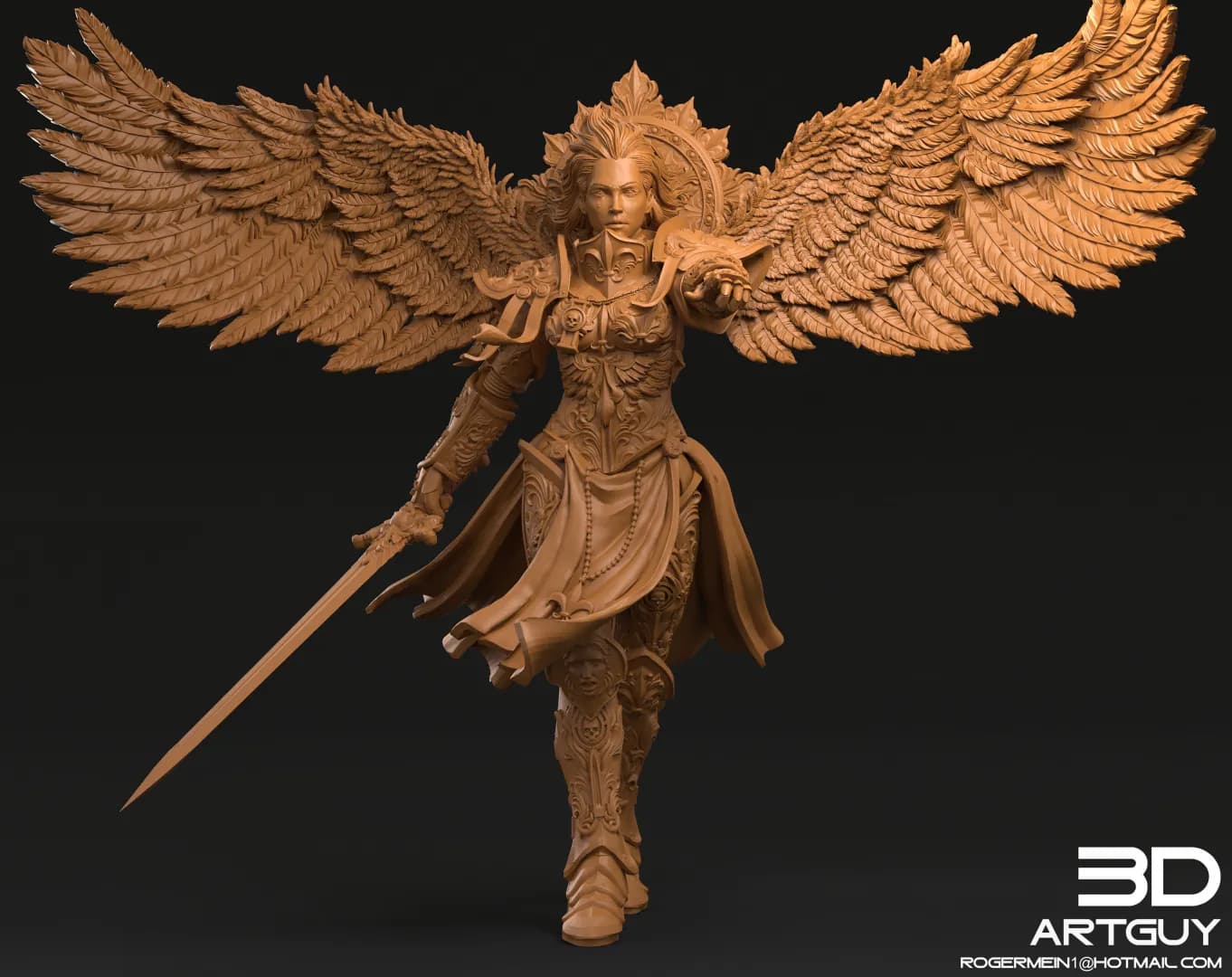 STL - Ángel Sentado render 3