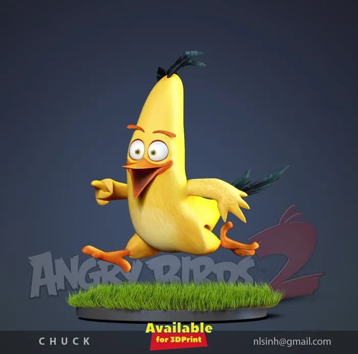 STL - angry birds 2 chuck