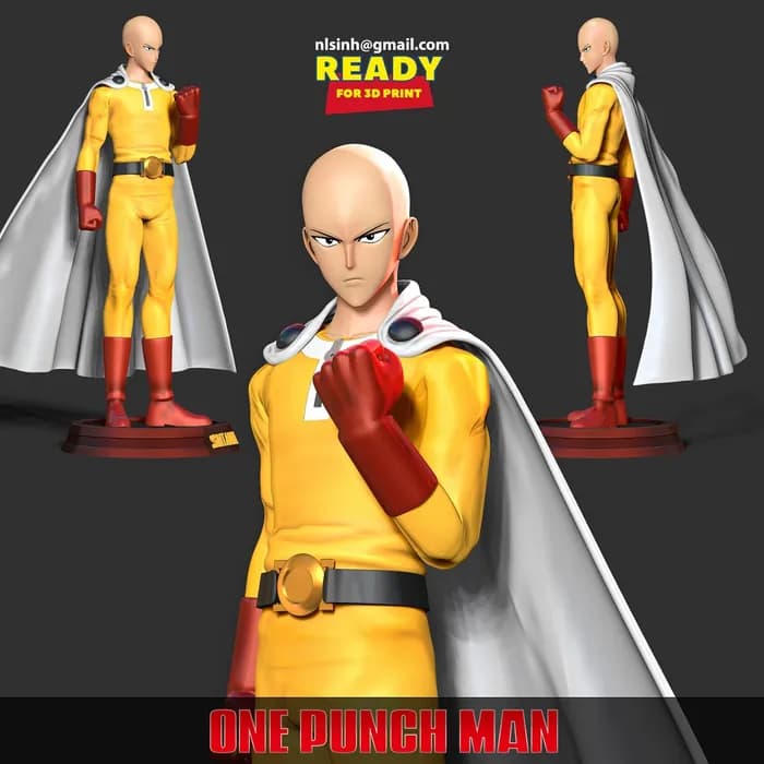 STL - angry saitama stl