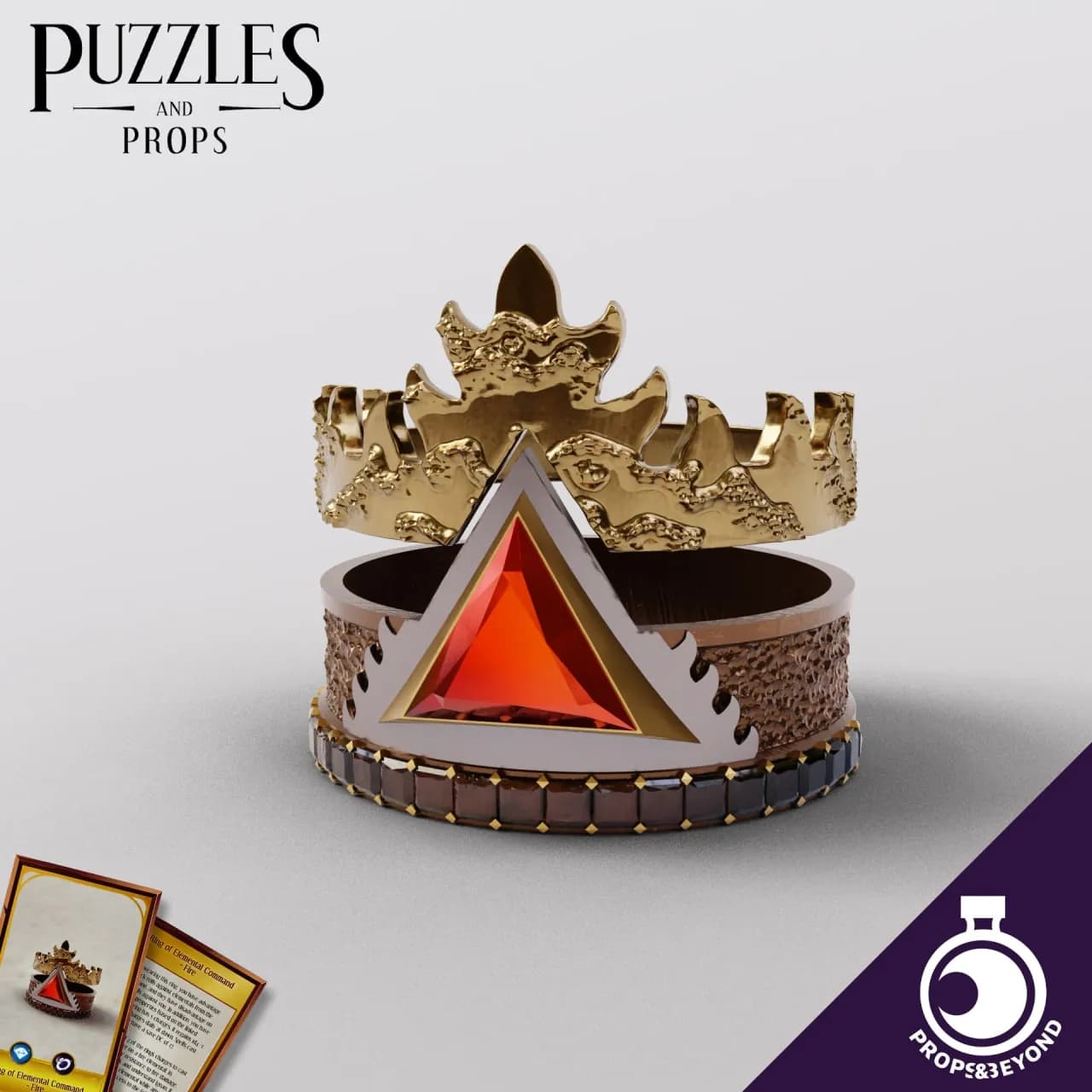 STL - Anillo de Comando Elemental Fuego