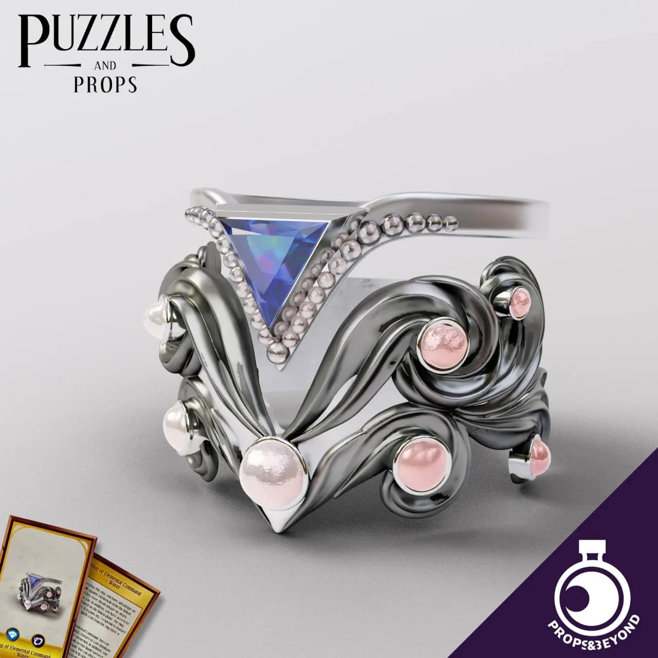 STL - Anillo del Comando Elemental Agua