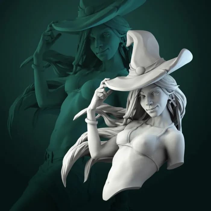 STL - anita witch bust