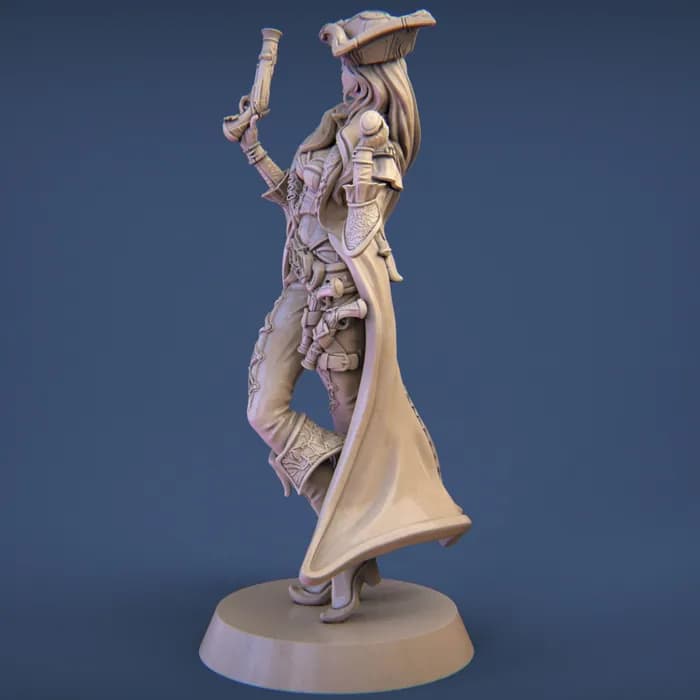 STL - anne 3d printable miniature render 5