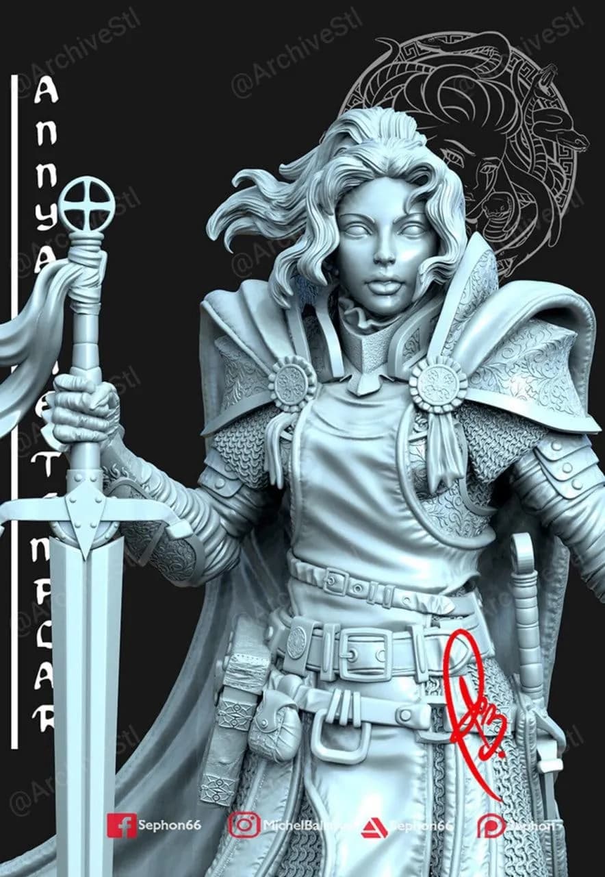STL - Annya Templar Girl