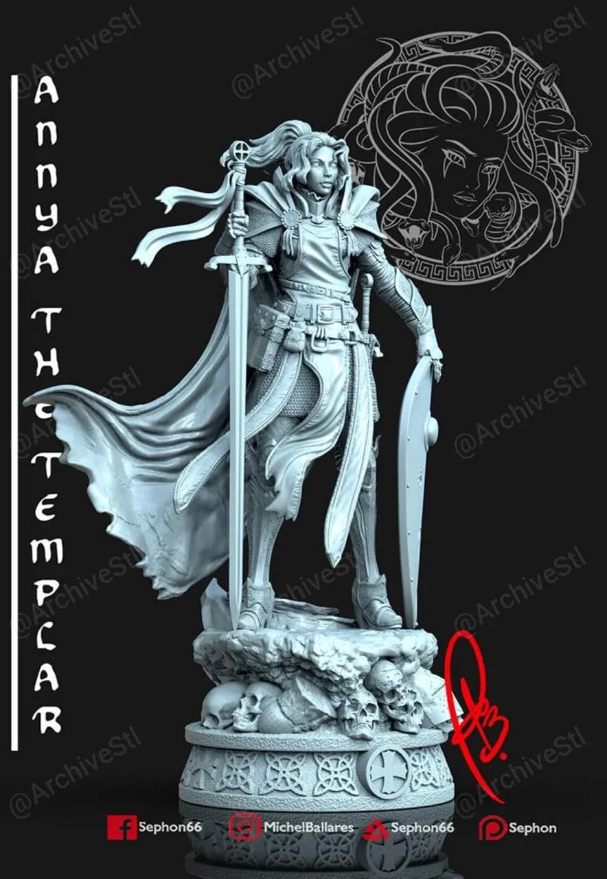 STL - Annya Templar Girl