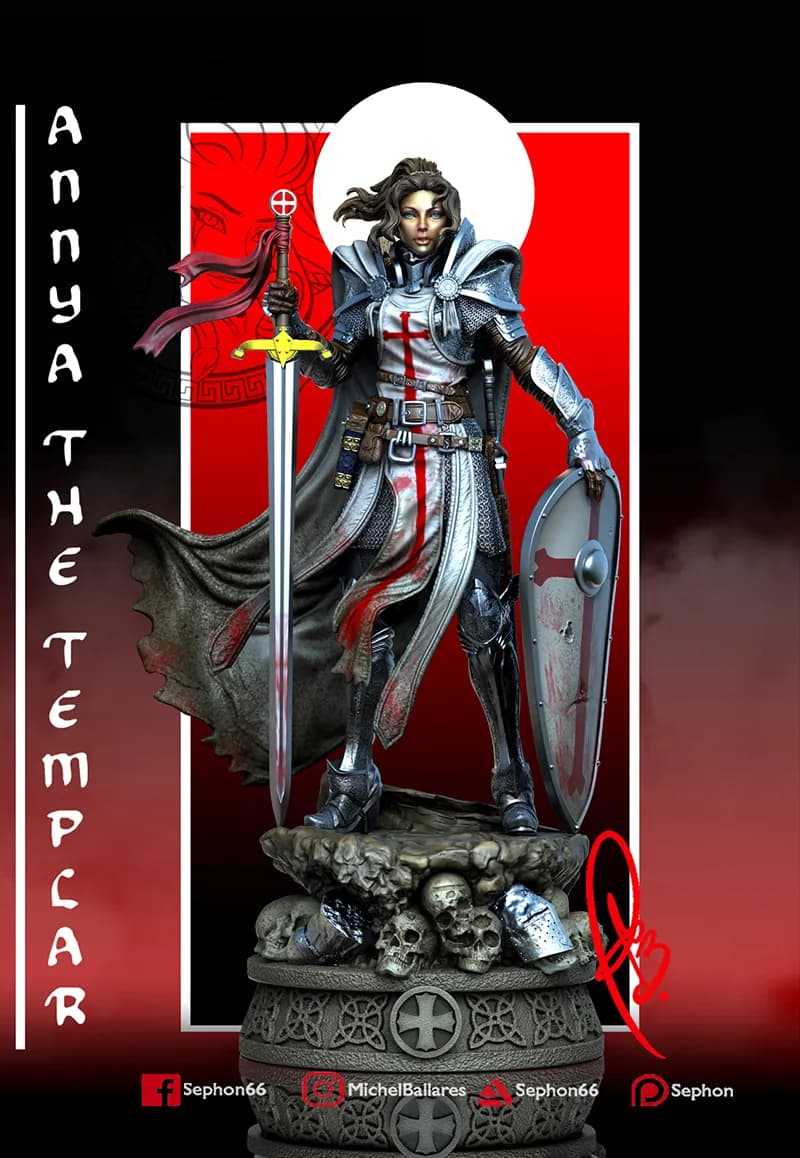 STL - Annya Templar Girl