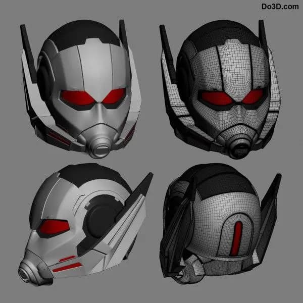 STL - antman helmet from civil war do3d