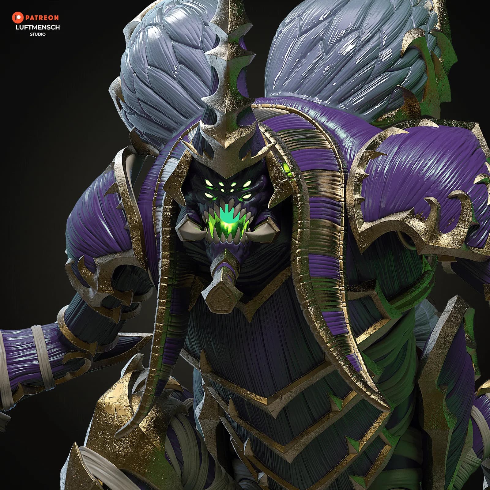 STL - Anub'arak, el Traicionero render 4