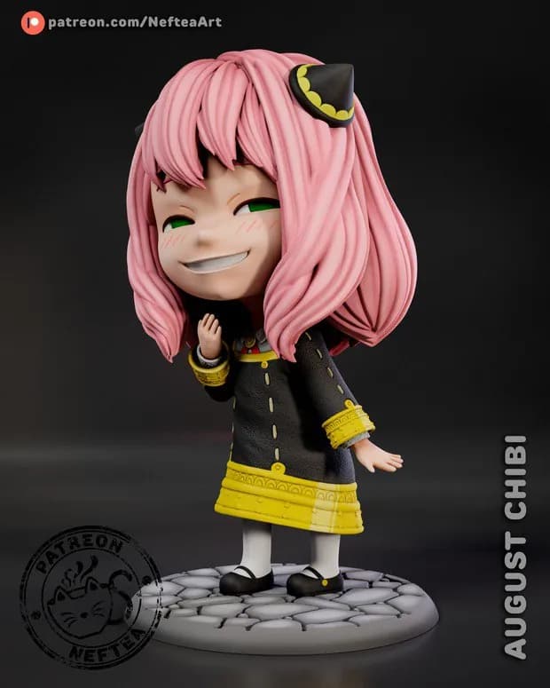 STL - anya chibi by neftea