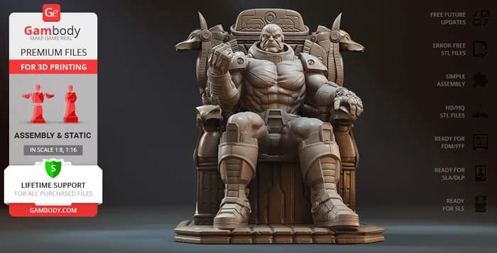 STL - apocalypse on throne gambody