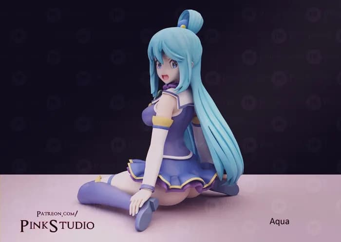 STL - aqua + nsfw