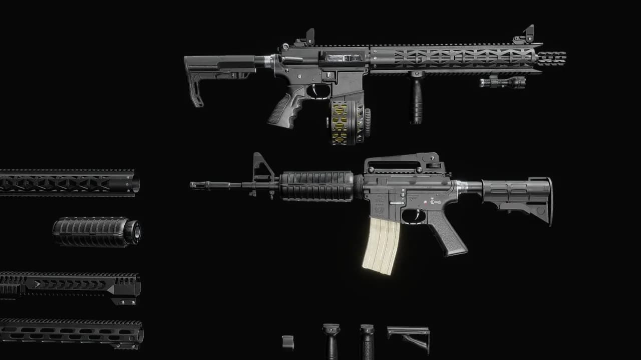 STL - AR 15 modular personalizado