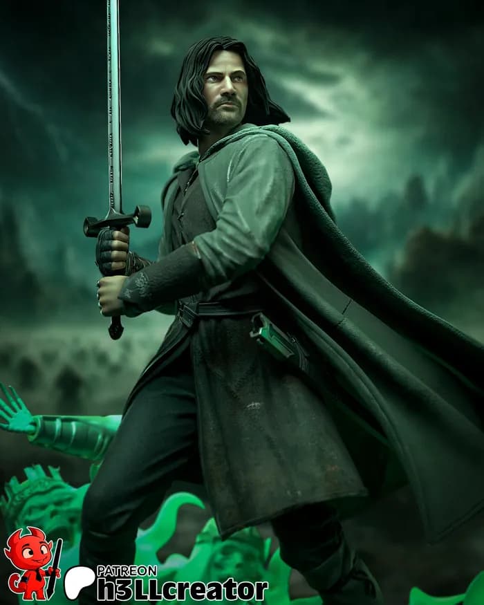 STL - Aragorn El Señor de los Anillos