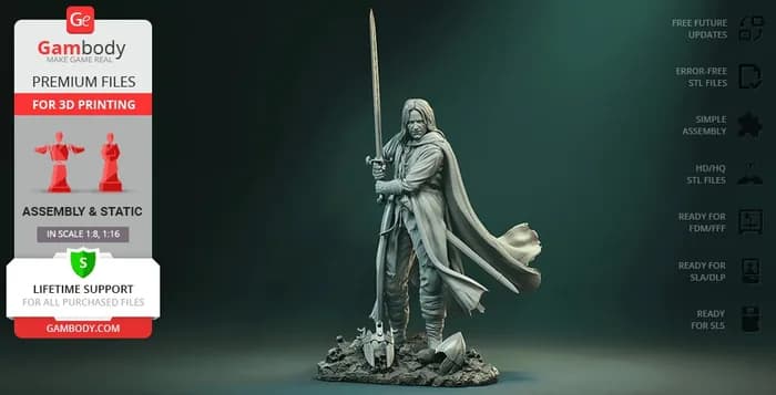 STL - Aragorn El Señor de los Anillos 2