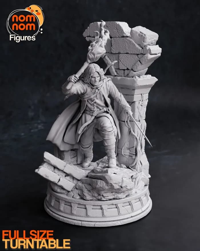 STL - aragorn lord of the rings render 2