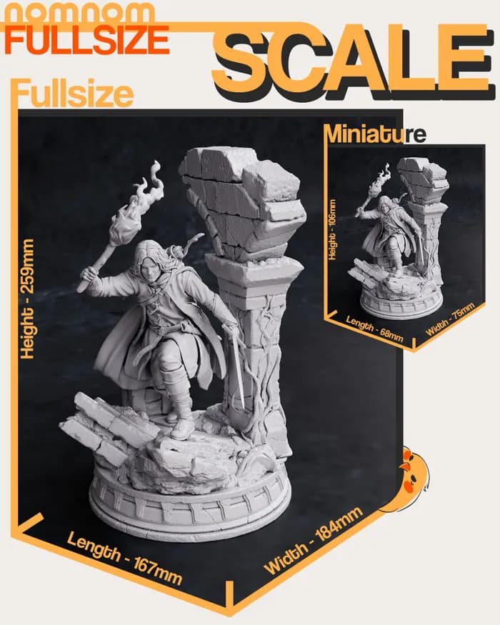 STL - aragorn lord of the rings render 3