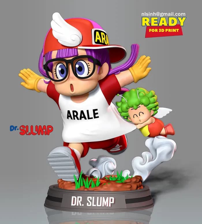 STL - arale and gatchan