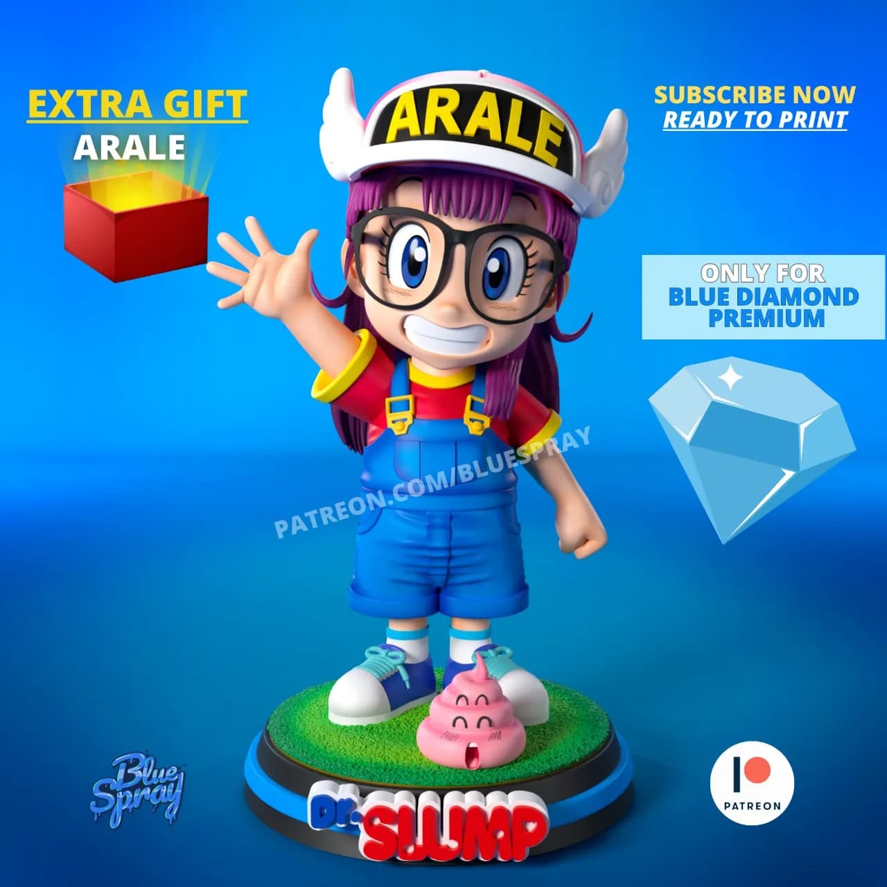 STL - Arale Norimaki de Dr. Slump