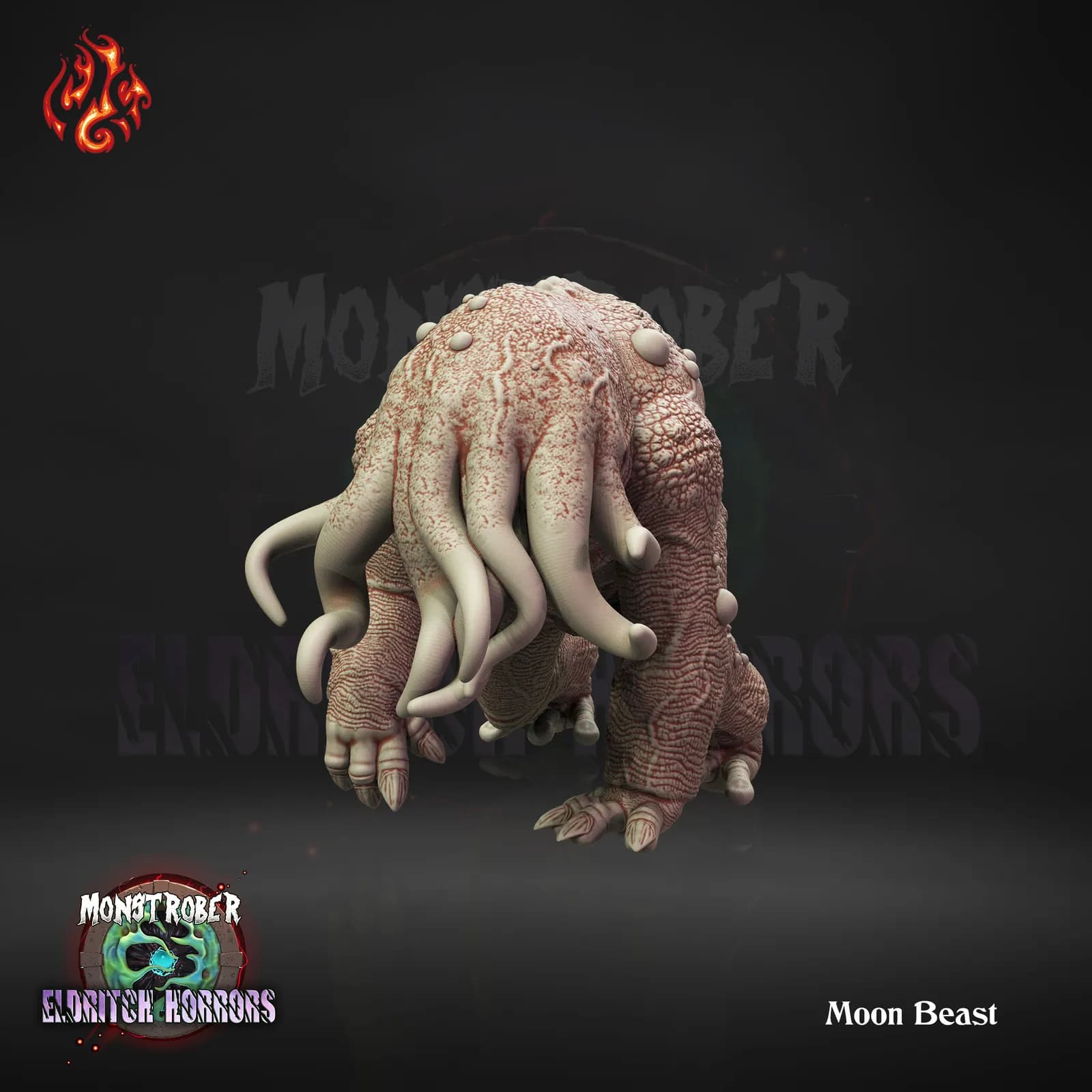 STL - Araña de Leng Eldritch Horrors render 2