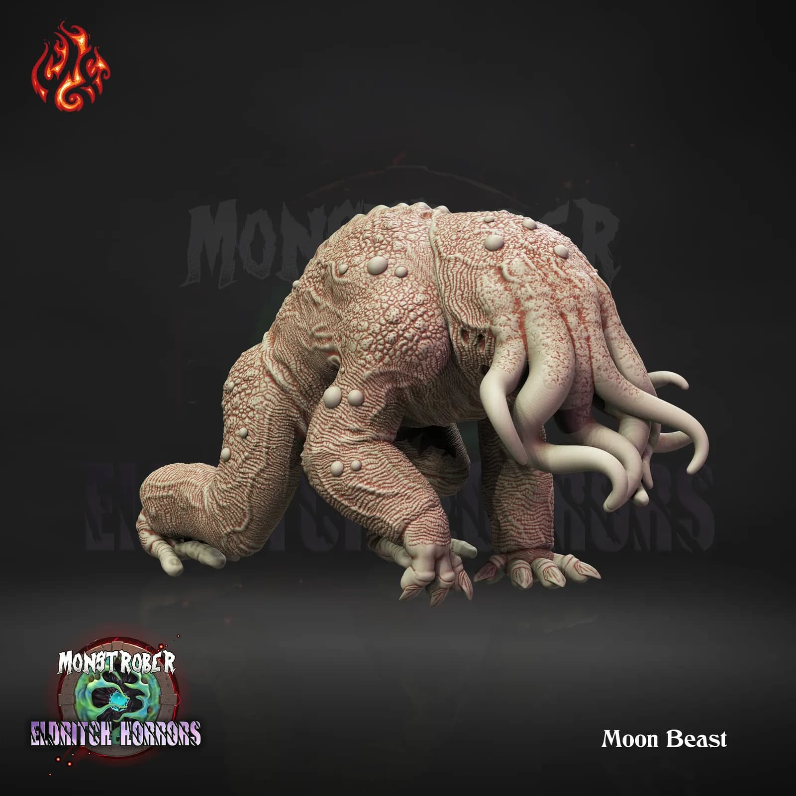 STL - Araña de Leng Eldritch Horrors render 3