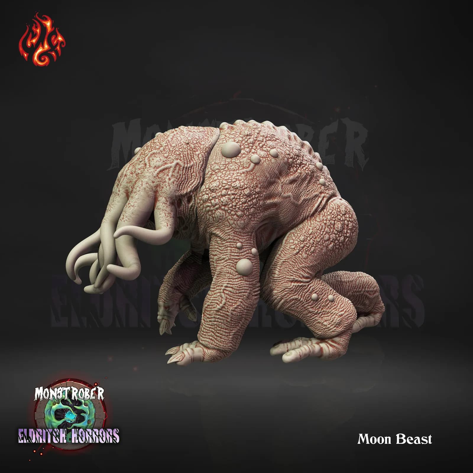 STL - Araña de Leng Eldritch Horrors render 4