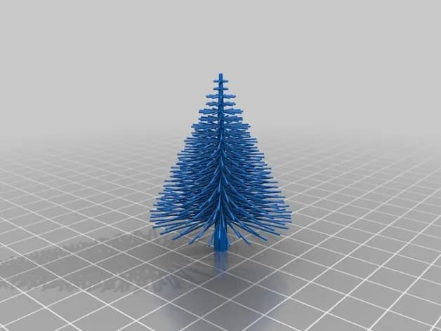 STL - Árbol de Navidad de Piña render 2