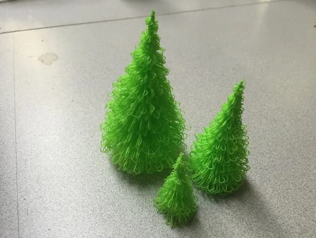 STL - Árbol de Navidad de Piña render 3