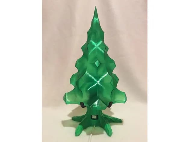 STL - Árbol de Navidad Geométrico render 5