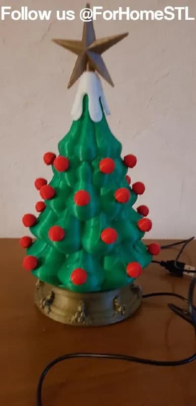 STL - Árbol de Navidad Luminoso