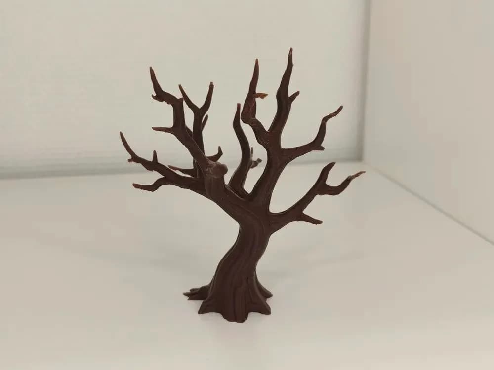 STL - árbol desnudo modelado 3d