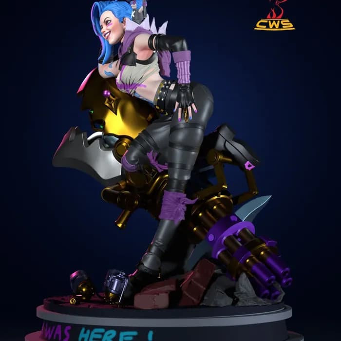 STL - arcane jinx bikini render 4