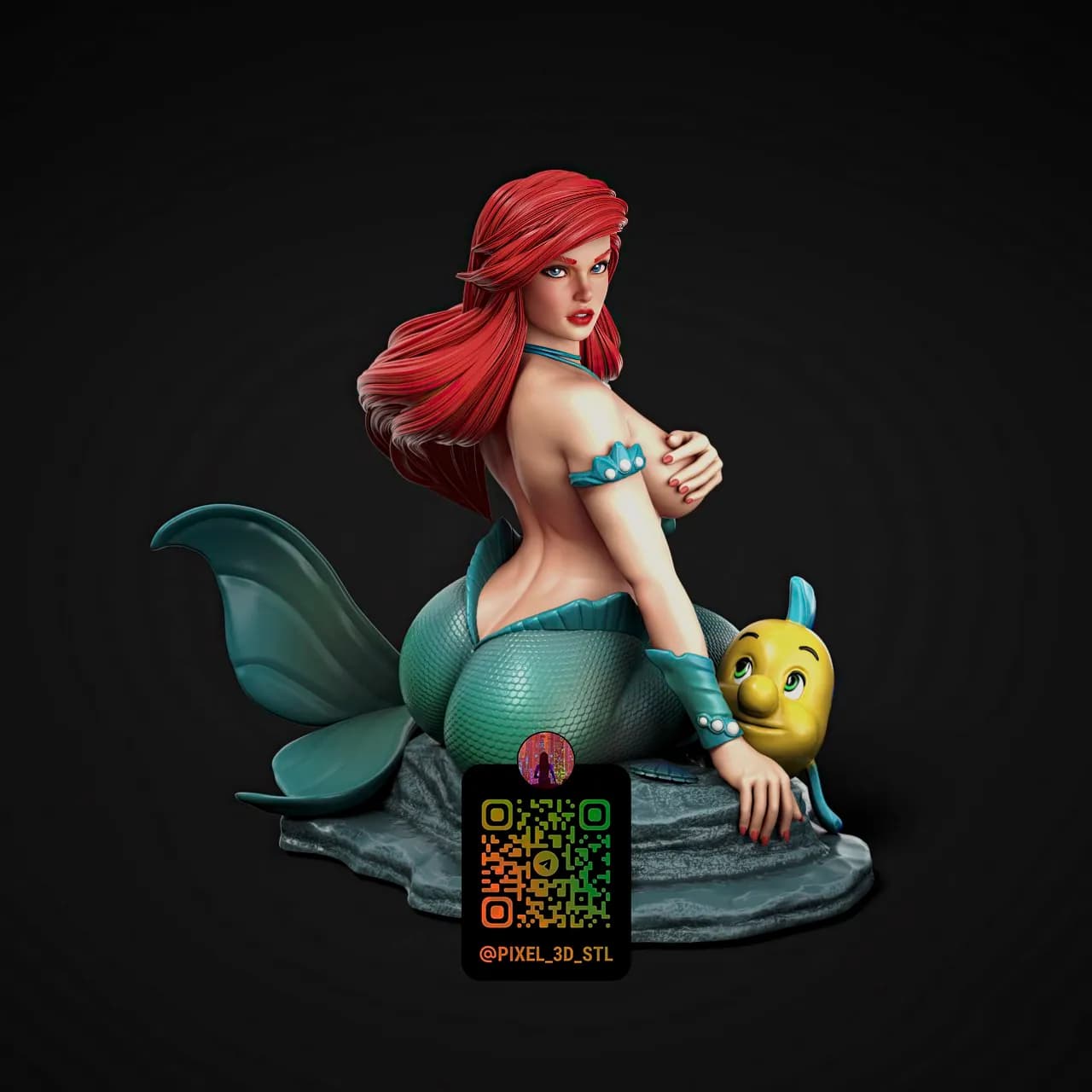 STL - Ariel La Sirenita Disney 2