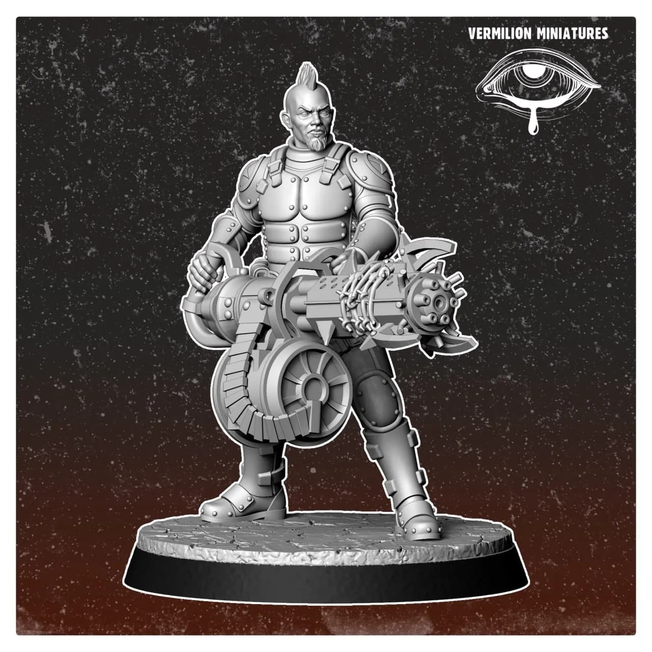 STL - Armadura de combate con minigun