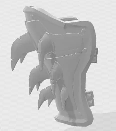 STL - Armadura de garra estilo fantasía