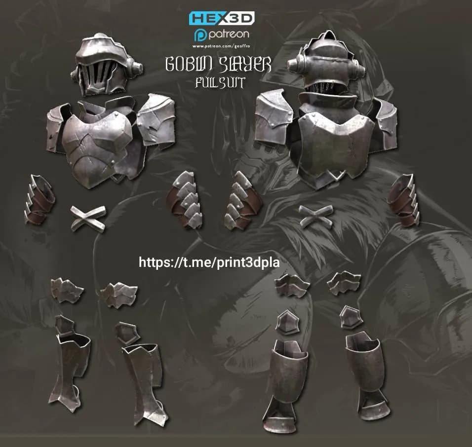 STL - Armadura de Goblin Slayer