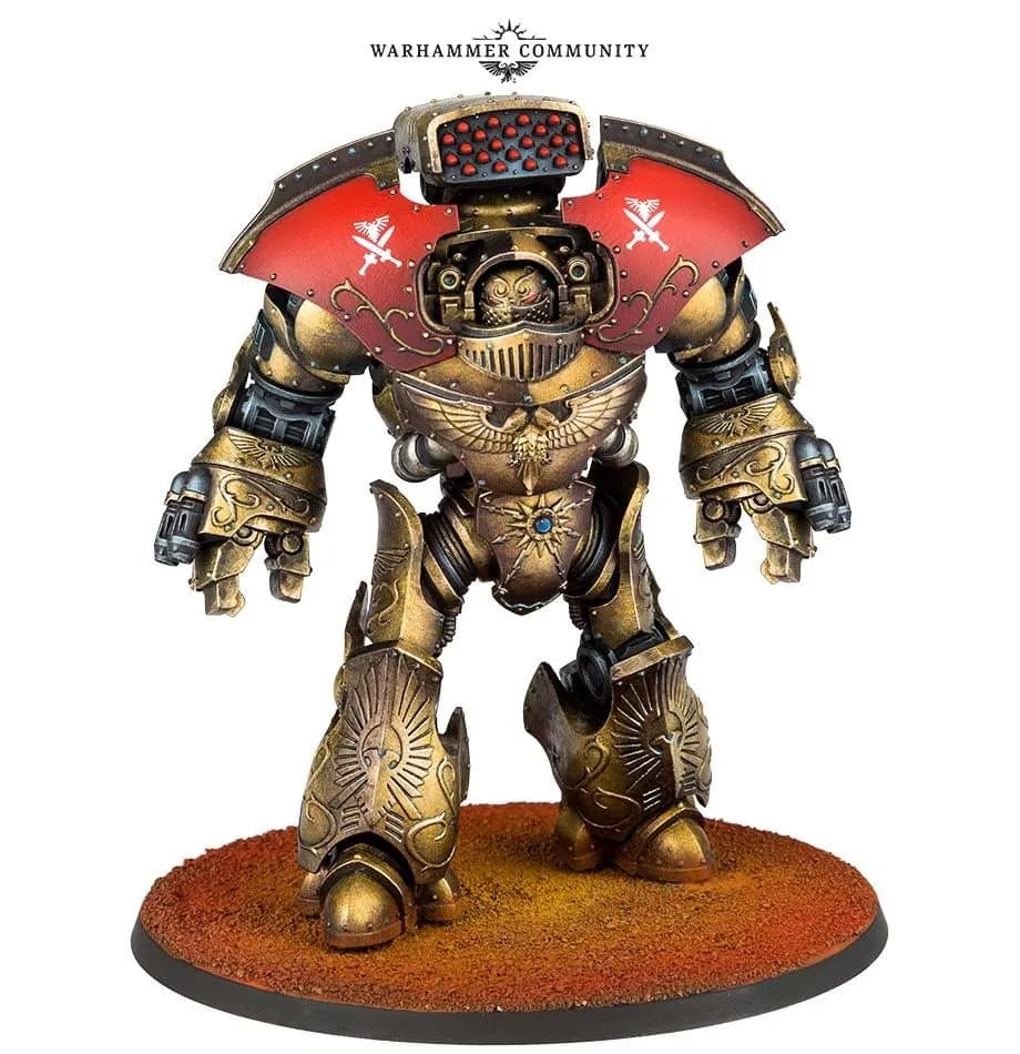 STL - Armadura de guerra dorada