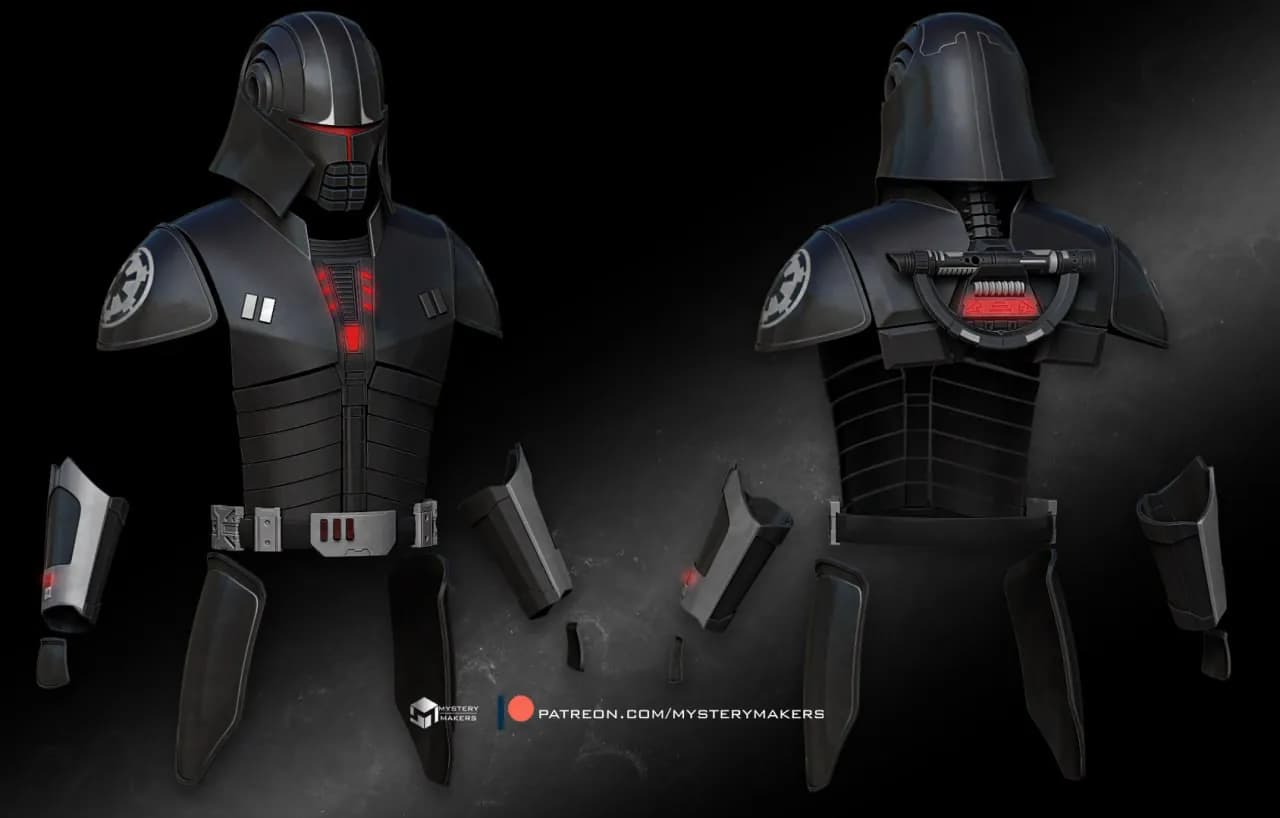 STL - Armadura de Inquisidor Starkiller