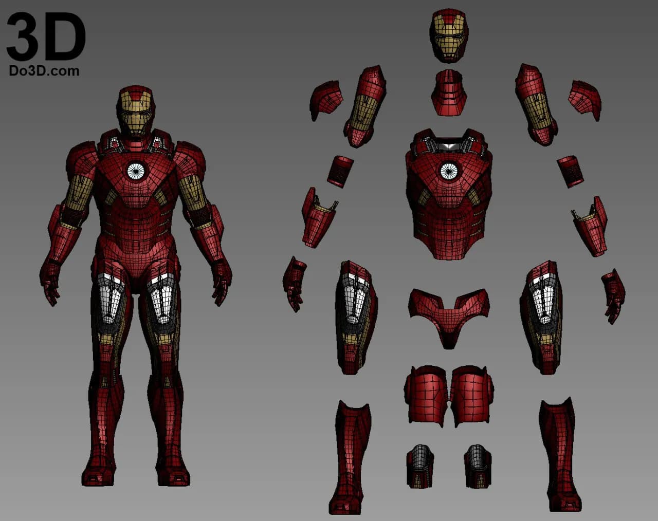 STL - Armadura de Iron Man