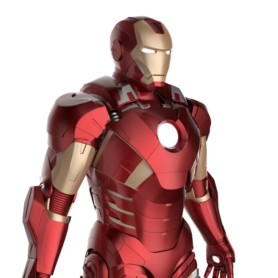 STL - Armadura de Iron Man render 2
