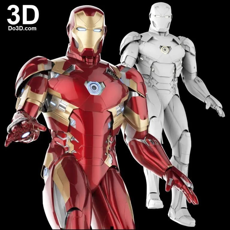 STL - Armadura de Iron Man MK 46 y 47