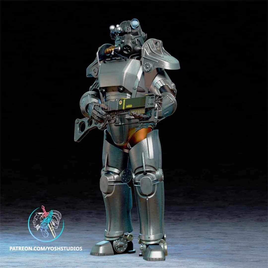 STL - Fallout T 45 Power Armor