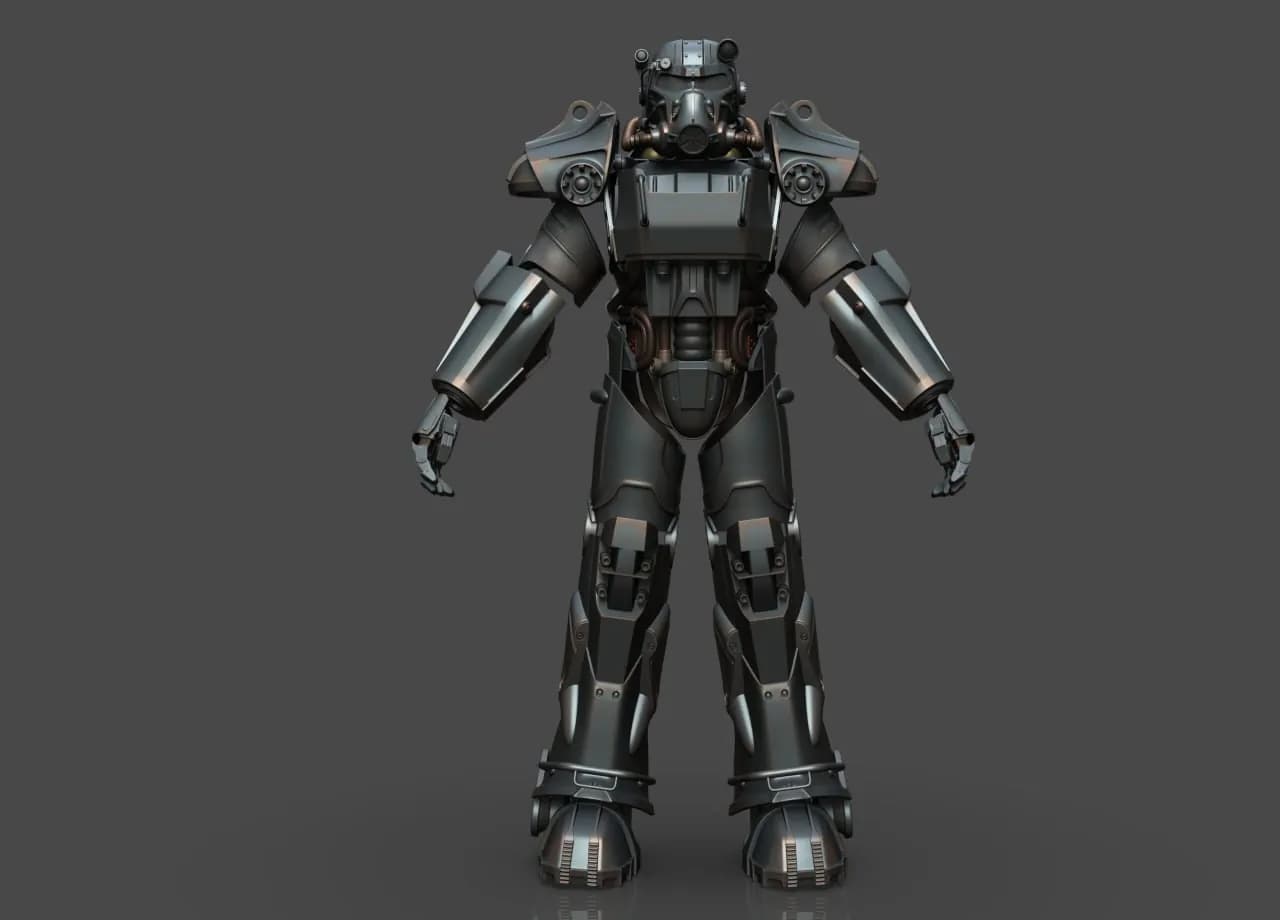 STL - Armadura de Poder T 60 de Fallout