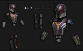 STL - Armadura de Sabine Wren
