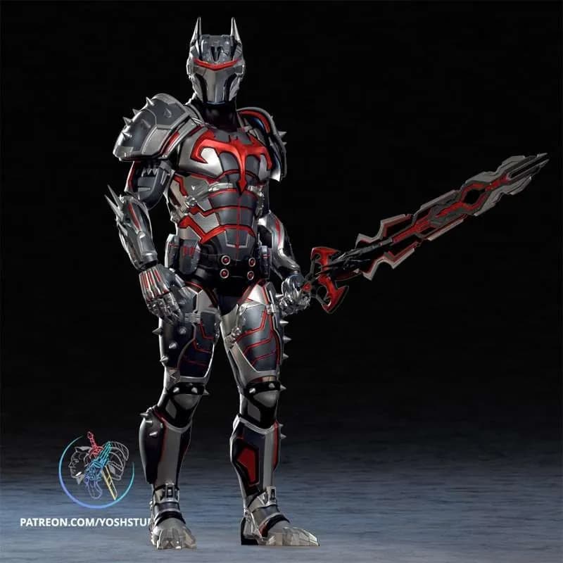 STL - Armadura de Samurai estilo Batman