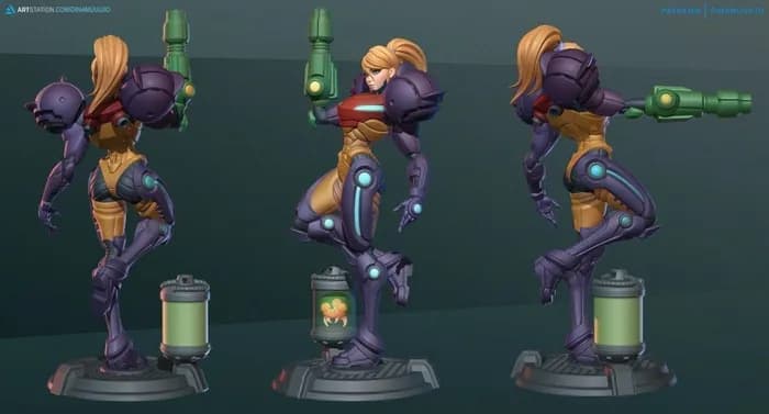 STL - Armadura de Samus Aran